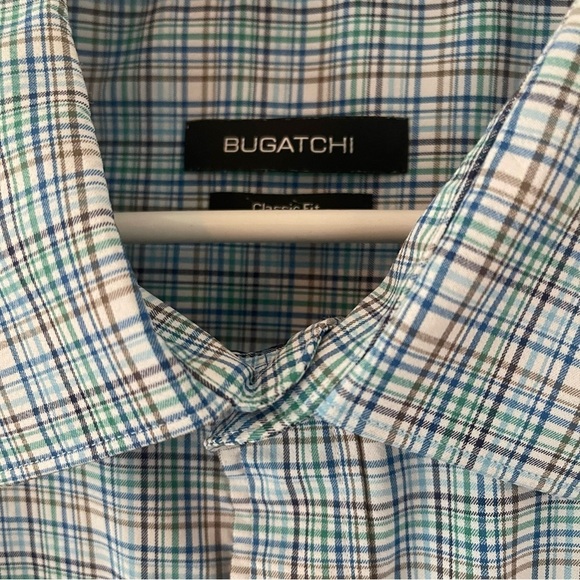 Bugatchi men shirt classic with stretch size XXL GUC - Picture 4 of 6